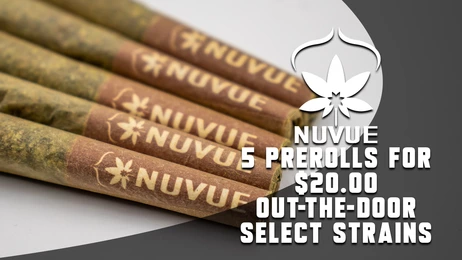 5x 1.2g PreRolls for $20 Out-The-Door! -OR- 10x 1.2g PreRolls for $38 Out-The-Door!