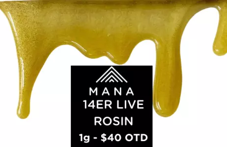 14er Live Rosin  1g - $40 OTD