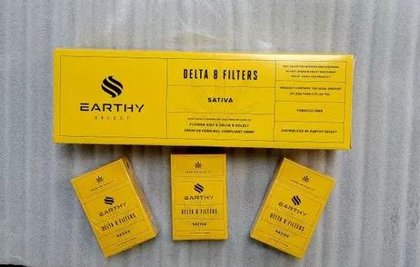 Earthy Delta-8 Filters Sativa 20 count smokes