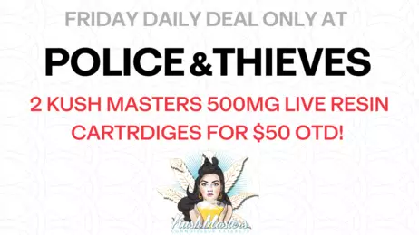Friday Daily Deal - 2 Kush Masters Live Resin 500mg Cartridges for $50 OTD