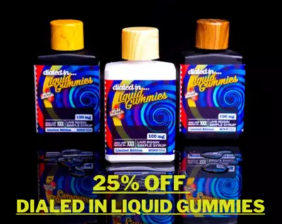25% off Dialed In Liquid Gummies