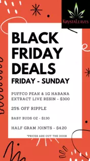 Black Friday Weekend - 50% off Oh-Hi Beverages