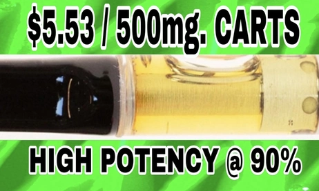 $5.53 / 500mg. Cartridge Distillate (Rockin Extracts)