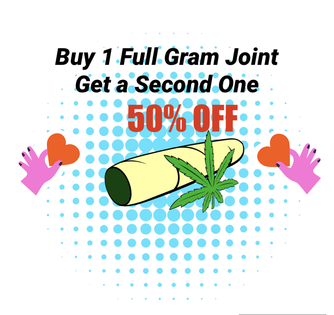 Buy 1 Full Gram Joint Get Second One 50% OFF