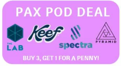 Buy (3) Pax Pods, Get (1) For A Penny