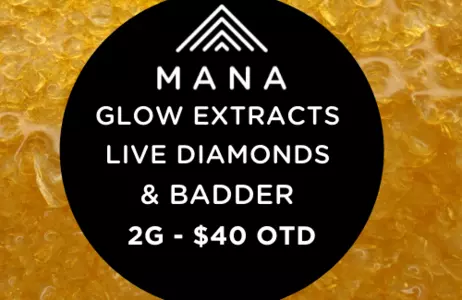 GLOW Extracts Live Diamonds & Badder 2g - $40 OTD