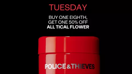 Tuesday Daily Deal - TICAL Tuesday - Buy one get one 50% off on all TICAL Eighths