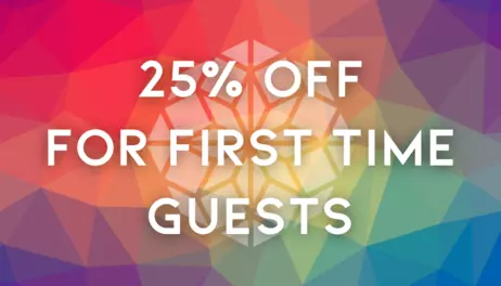 25% Off For First Time Guests