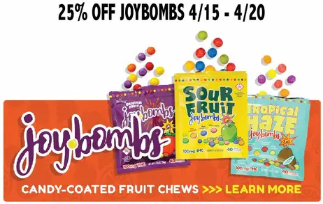 Joybombs 25% OFF!