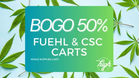 BOGO 50% OFF | Fuehl (1000mg) & CSC (500mg) Carts
