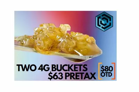 Two 4g wax Buckets $63 Pre-Tax
