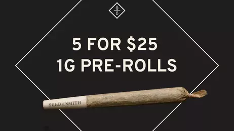 5 for $25 1g Pre-Rolls OTD