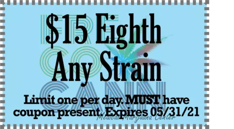 $15 Eighth-Any Strain