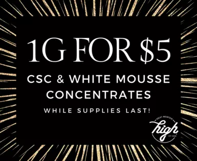 1g for $5 | White Mousse | CSC (Medical)