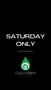SATURDAY ONLY 20% OFF GREEN DOT